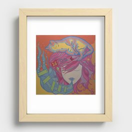 Gato and Me Recessed Framed Print