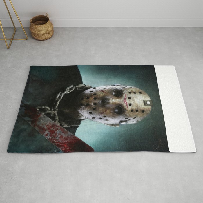 Jason Voorhees Rug By Zombietron Society6
