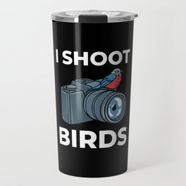 Bird Photography Lens Camera Photographer Travel Mug