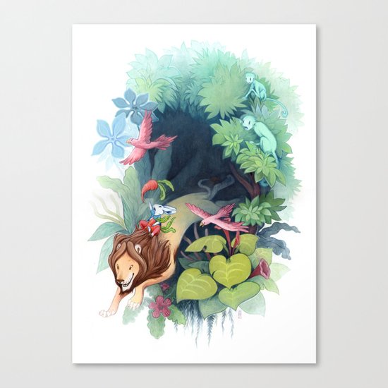 Hold on! Canvas Print