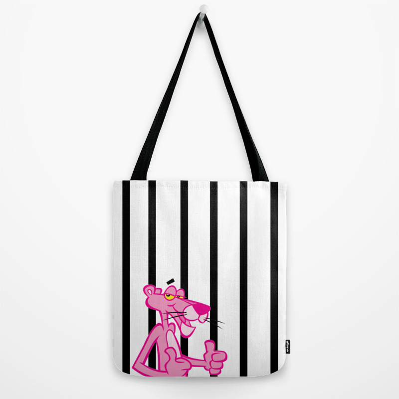pink panther tote bag