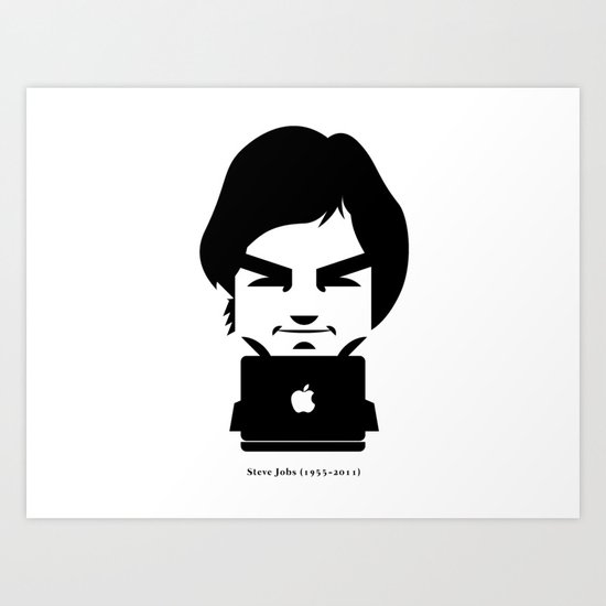 Steve Jobs (1955-2011) Art Print
