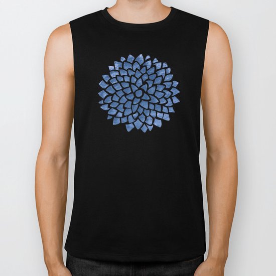 Indigo Biker Tank
