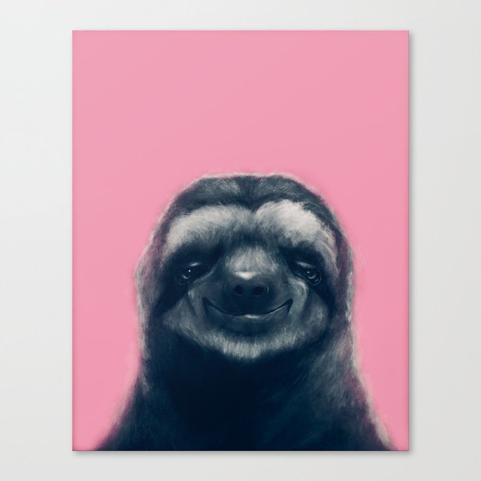 Sloth #1 Canvas Print
