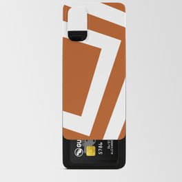 Orange squares background Android Card Case