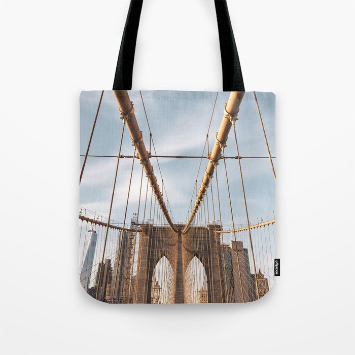 Brooklyn Bridge Views | Travel Photography | New York City Tote Bag