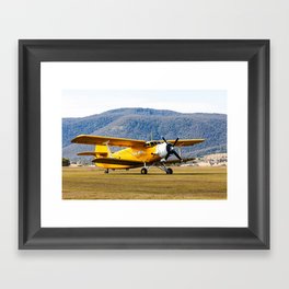 Soviet Antonov An-2 biplane Framed Art Print