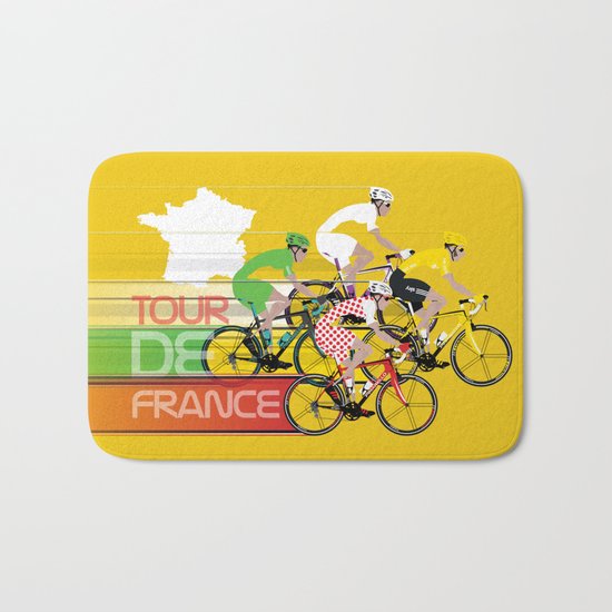 Tour De France Bath Mat
