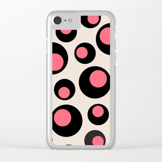 CIRCLES 22 Clear iPhone Case