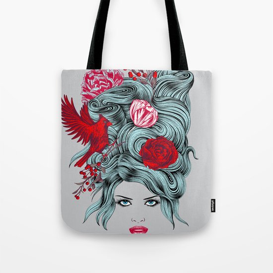 Winter Girl Tote Bag