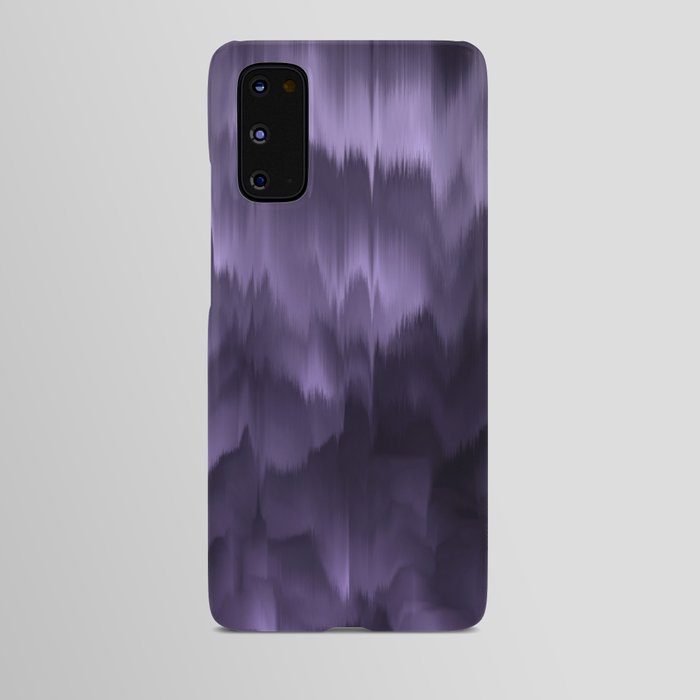 Purple and black. Abstract. Android Case