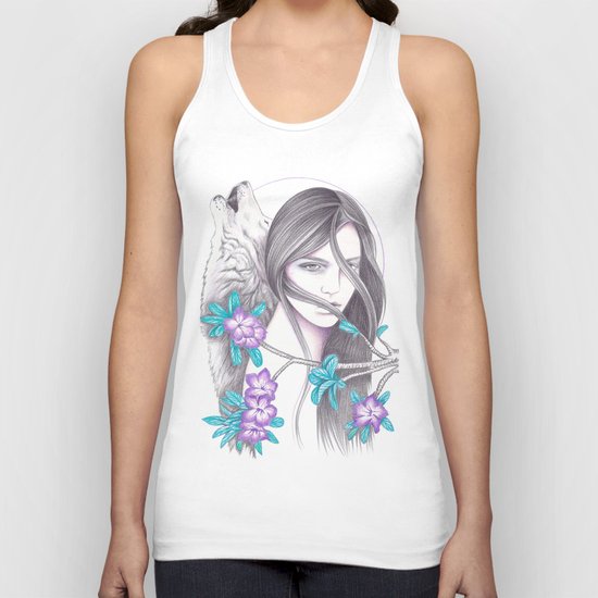 Desert Flower Unisex Tank Top