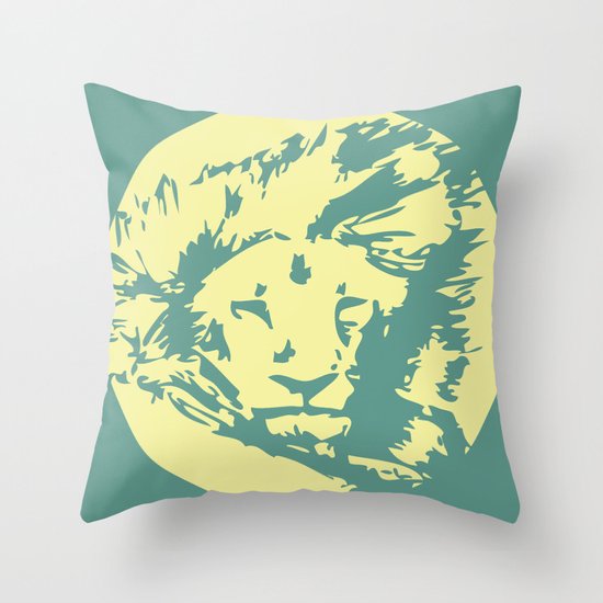 Nature Eye Throw Pillow