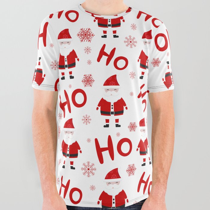 Christmas Pattern 16 All Over Graphic Tee