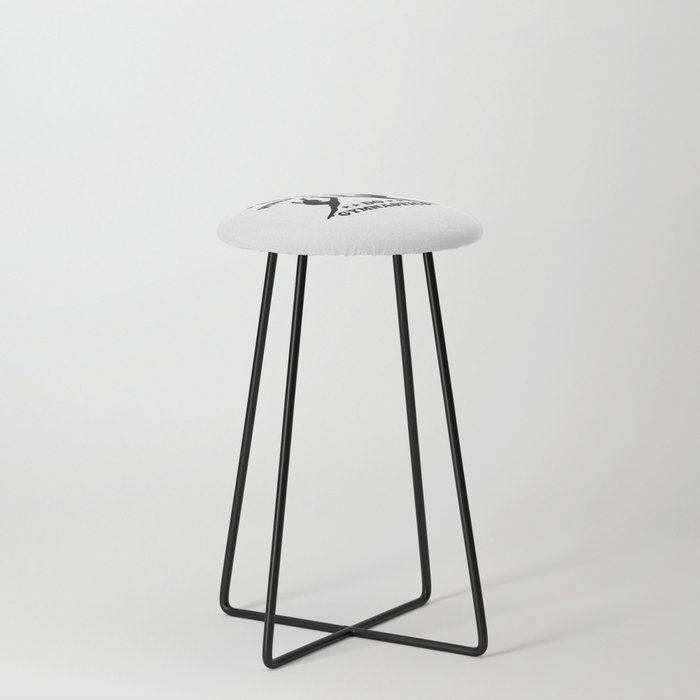 Gymnastics Saying Art Gymnastics Gymnast Counter Stool