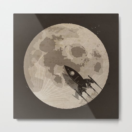 Around the Moon Metal Print