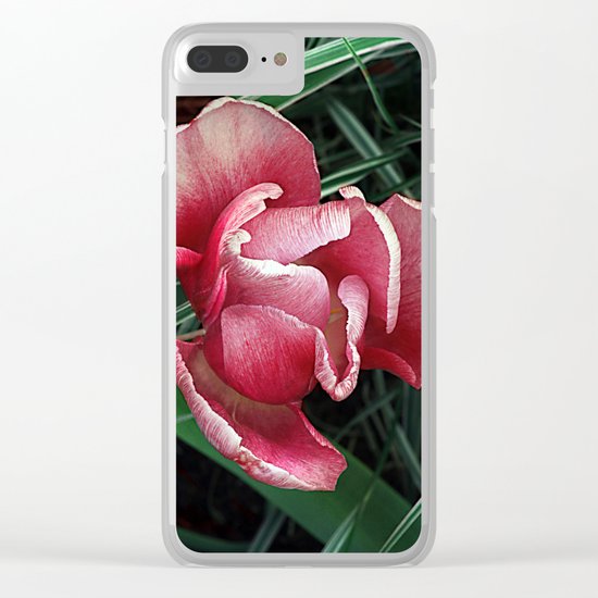 Vintage tulips(6) Clear iPhone Case