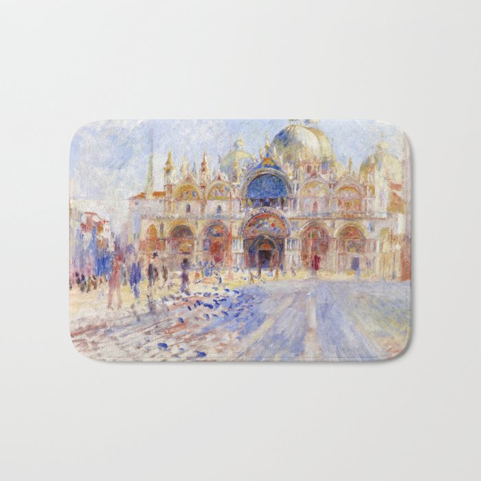 Renoir - The Piazza San Marco, Venice Bath Mat