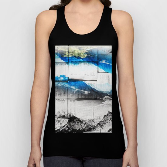 Reading is dreaming with open eyes Unisex Tank Top