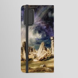 Stone Henge by John Constable Android Wallet Case