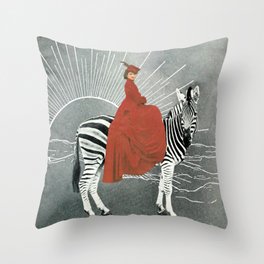 My zebra and I Throw Pillow