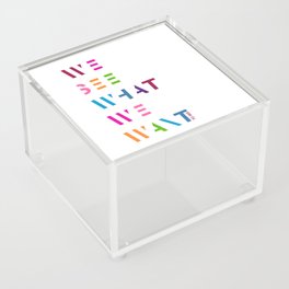 We see what we want to see Acrylic Box