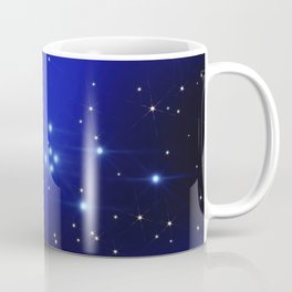 Moonlit Stars Pattern Coffee Mug