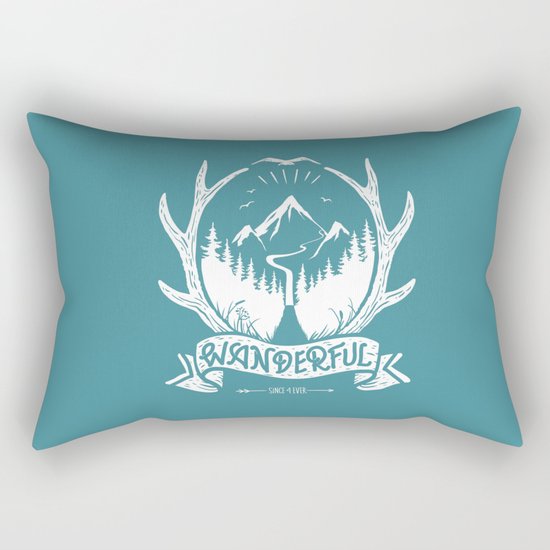 wanderful! Rectangular Pillow