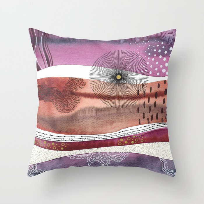 Plum throw store pillow covers