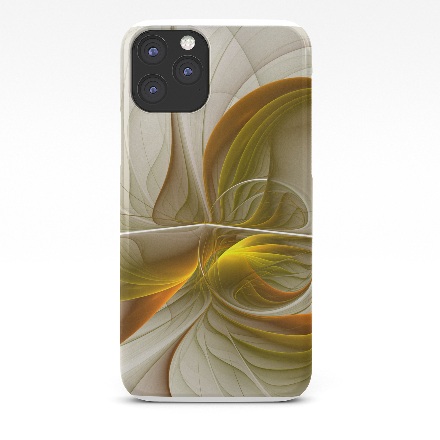 Abstract With Colors Of Precious Metals 2 Iphone Case By Gabiwart