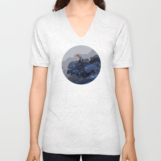 Rainy Day Activities Unisex V-Neck