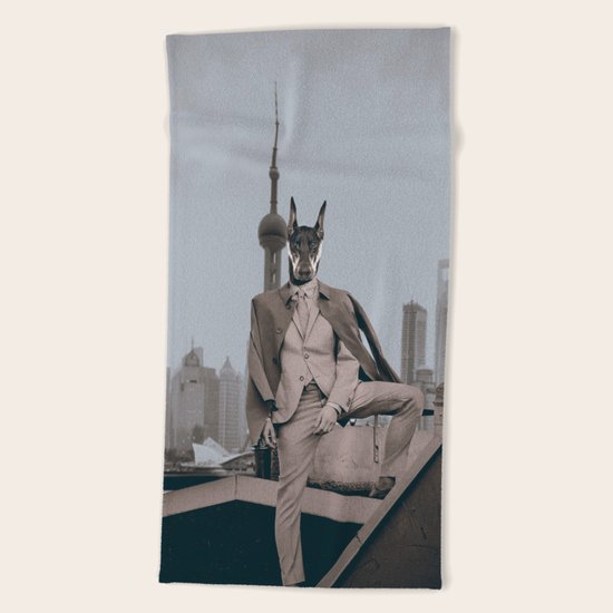 Watchdog Beach Towel