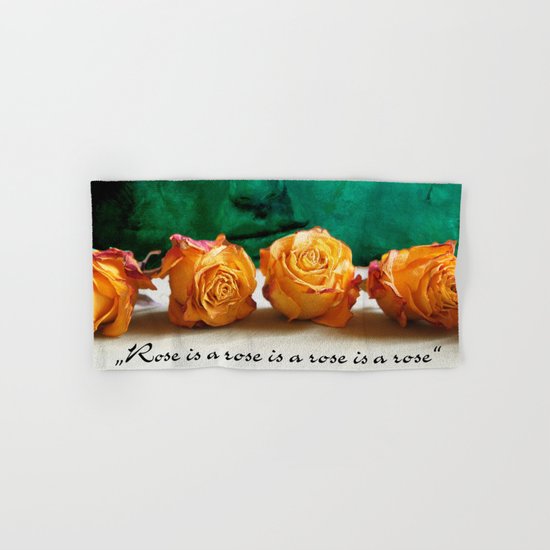 ROSE - quote Hand & Bath Towel