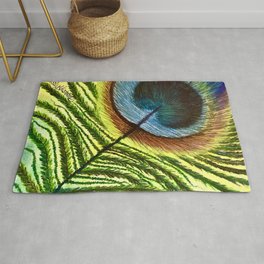 Peacock Feather Rug