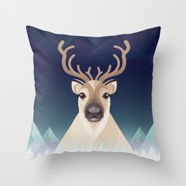 Magical Lapland Finland Throw Pillow