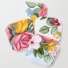 Warm Floral Bouquet Coaster