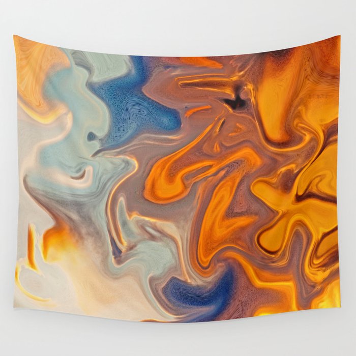SKY ON FIRE Wall Tapestry