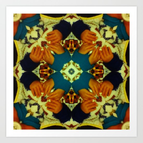 Holiday Hands Art Print