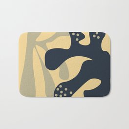 10  Abstract Shapes 211214 Minimal Art  Bath Mat