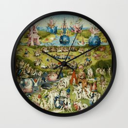Hieronymus Bosch The Garden Of Earthly Delights Wall Clock