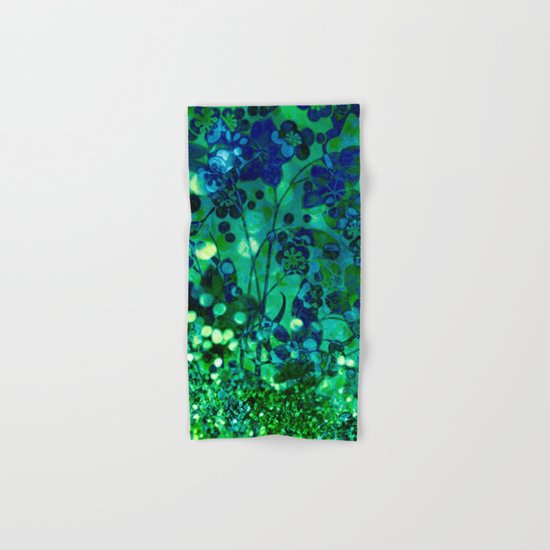 Bokeh floral Hand & Bath Towel