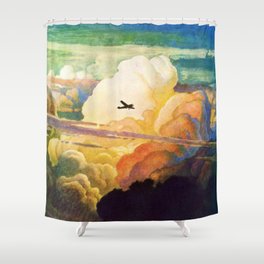 Catmota - N.C. Wyeth Shower Curtain