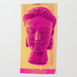 Meditating Buddha 4 Beach Towel