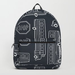 Bus Pattern 3 Backpack