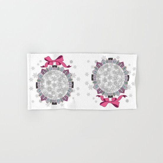 Christmas Town Hand & Bath Towel