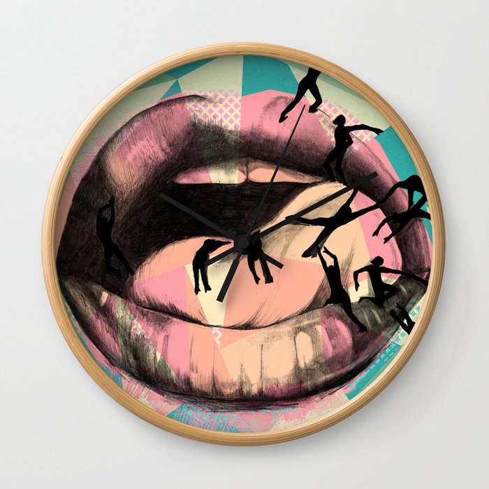 Maneater - 3 Wall Clock