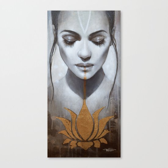 Le lotus Canvas Print