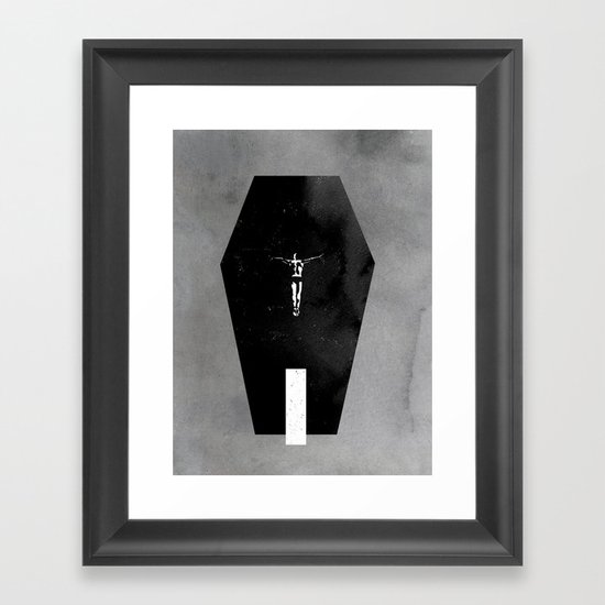 Shallow Grave Framed Art Print