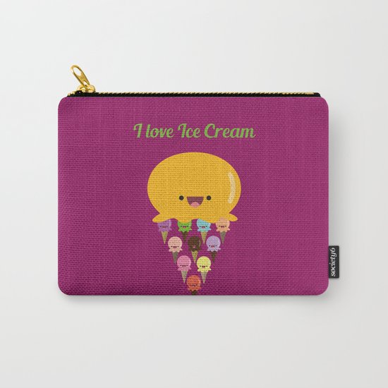 I love Ice Cream! Carry-All Pouch