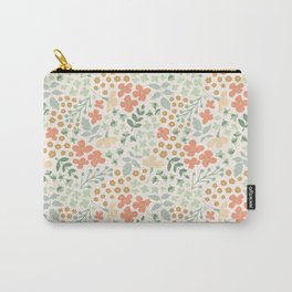 Tiny Floral Pattern Carry-All Pouch